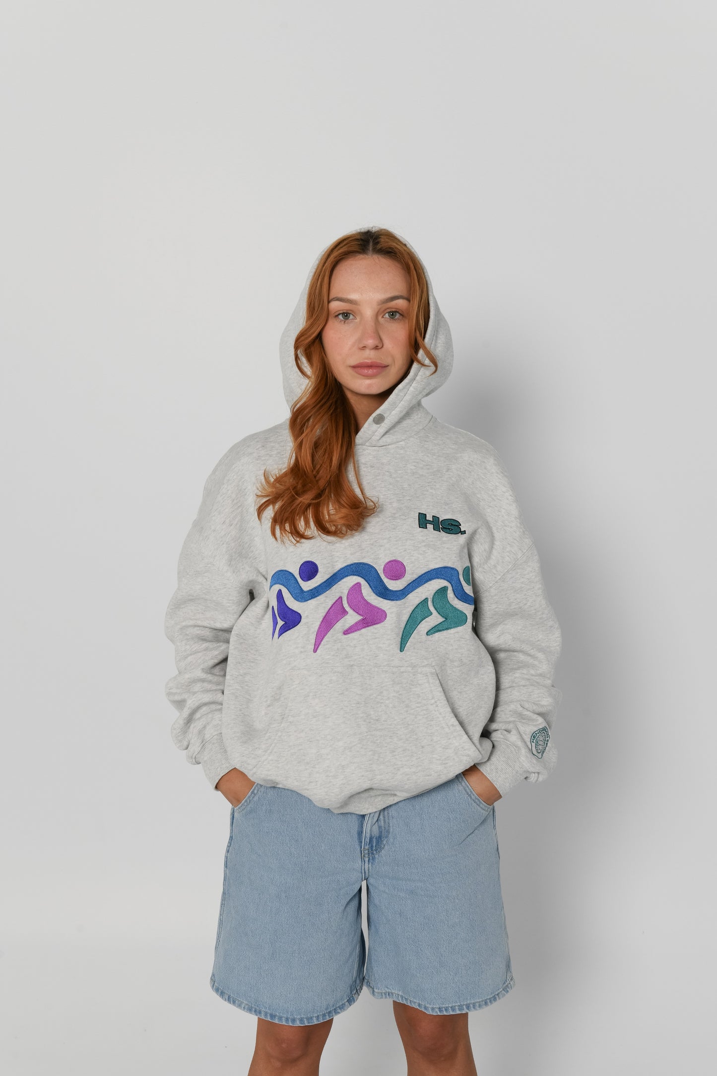 96' GAMES HOODIE - Marl Grey