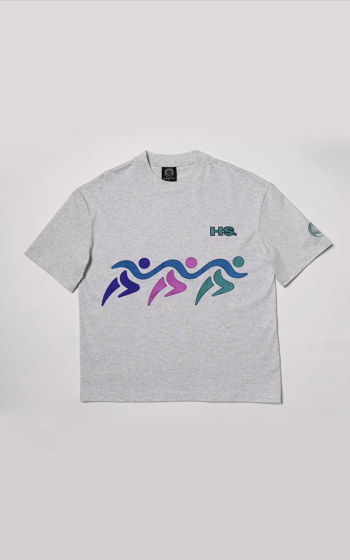 96' GAMES TEE - Marl Grey